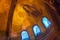 Virgin Mary mosaic in Hagia Sophia Istanbul Turkey Royalty Free Stock Photo