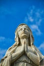 The Virgin Mary Praying Royalty Free Stock Photo