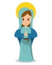Virgin mary religious catholic image