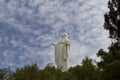 Virgin Mary, San Cristobal Hill, Santiago, Chile Royalty Free Stock Photo