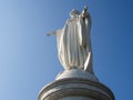 Virgin Mary statue on Cerro San Cristobal, Santiago, Chile Royalty Free Stock Photo