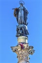 Virgin Mary Statue Immaculate Conception Column Rome Italy Royalty Free Stock Photo