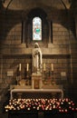 Virgin Mary statue in the Saint Nicholas Cathedral