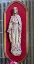 Virgin Mary statue at San Lorenzo Seminary church, Santa Inez, CA, USA