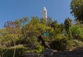 Virgin Mary Statue on top of San Cristobal Hill, Santiago, Chile Royalty Free Stock Photo