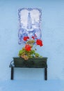 Virgin Mary on the walls of Burano, Venice Royalty Free Stock Photo