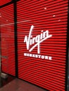 Virgin megastore name board in the mall of emirates dubai