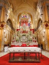 Virgin of Montemayor in the main altar of the church of Our Lady of Granada, Catholic temple in