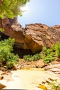 Virgin nature paniramic view of Zion National Park Royalty Free Stock Photo