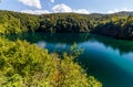 Virgin nature of Plitvice lakes national park, Croatia Royalty Free Stock Photo