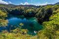 Virgin nature of Plitvice lakes national park, Croatia Royalty Free Stock Photo