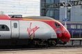 Virgin Pendolino train leaves Manchester Piccadilly