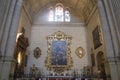 Virgin of Rosario Chapel in interior of Malaga Cathedral, Malaga, Spain