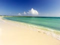 Virgin sand beach Royalty Free Stock Photo