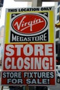 Virgin store closing