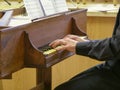 Virginal or spinet harpsichord