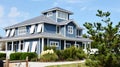 Virginia beach eastern shore oceanfront home Royalty Free Stock Photo