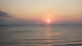 Virginia Beach sunset Royalty Free Stock Photo