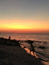 Virginia Beach Sunset Royalty Free Stock Photo
