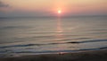 Virginia Beach sunset 2 Royalty Free Stock Photo