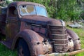 A rusty antique International truck in Virginia City, Nevada, USA