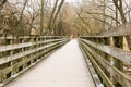 Virginia Creeper Trail bridge and boardwalk Royalty Free Stock Photo