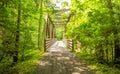 Virginia Creeper Trail near Damascus, Virginia Royalty Free Stock Photo