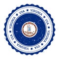 Virginia flag badge.