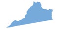 Virginia State map