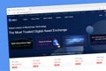 OKEX global leader of blockchain technology and digital asset exchange website homepage