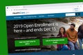 Healthcare.gov 2019 open enrollment website home page to apply for Obamacare health care