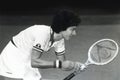 Virginia Wade at Wightman Cup Tennis Tournament in Chicago in 1981