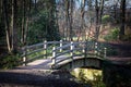 Virginia water wooden bridge