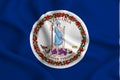 Virginia flag illustration