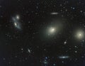 Virgo Cluster of galaxies Royalty Free Stock Photo