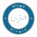 Virgo Star Constellation, Virgin Constellation Royalty Free Stock Photo