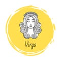 Virgo Zodiac Sign of Horoscope, Astrology Symbol