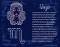 Virgo Zodiac Sign of Horoscope, Astrology Symbol