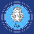 Virgo Zodiac Sign of Horoscope, Astrology virgo Symbol