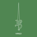 Virgo zodiac sign. Line style icon of zodiacal weapon sword. One of 12 zodiac weapons. Astrological, horoscope sign. Vector.