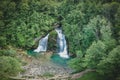 Virje waterfall in Bovec, Slovenia