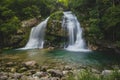 Virje waterfall in Bovec, Slovenia