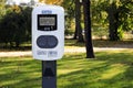 Virta Electric Vehicle Charging Point Royalty Free Stock Photo