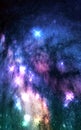 Virtical Space Stars Nubile Heavens Abstract Background Art