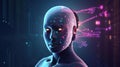 A virtual assistant powered by Big Data and AI technology to provide insights and solutions created with Generative AI Royalty Free Stock Photo