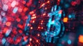A virtual battle between hackers and security experts each side utilizing advanced techniques to gain control of a