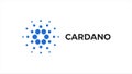Virtual cryptocurrency - financial technology and internet money. Concept of Cardano ADA Coin , a Cryptocurrency