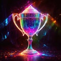 Virtual digital trophy for online gaming and esports