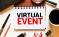 virtual event concept Royalty Free Stock Photo