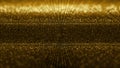 Virtual glittering Gold Particles Stage Lights Background Royalty Free Stock Photo